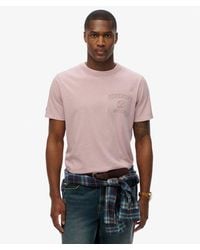 Superdry - Homme T-Shirt Décontracté À Motif En Relief Athletic Taille - Lyst