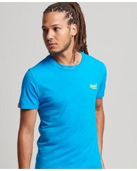 Superdry - Orange Label Neon Lite T-shirt Blue - Lyst