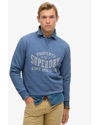 Superdry - & Co Athletic Essentials Crew Sweatshirt - Lyst