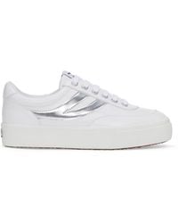 Superga - 2740 Platform Blocks Mirror Synthetic Material - Lyst