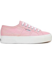 Superga - 2740 Platform Lame - Lyst