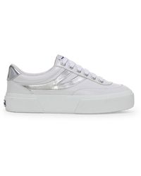 Superga - 3740 Platform Blocks Mirror Synthetic Material - Lyst