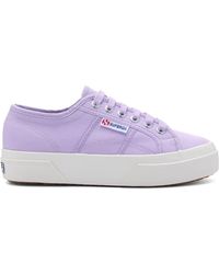 Superga - 2740 Platform Platform Uomo, Donna Viola - Lyst