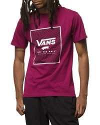 Vans T-Shirt a Manica Corta Classic Print Box - Multicolore