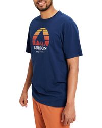 Burton Underhill Kurzarm-T-Shirt - Blau