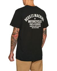 Deus Ex Machina Ibiza Address Kurzarm-T-Shirt - Schwarz