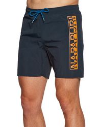 Napapijri Zwembroek Np0a4gal in het Zwart voor heren Heren Kleding voor voor Shorts voor Casual shorts 