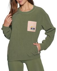 Roxy sweatshirt DAMEN Pullovers & Sweatshirts Sweatshirt Stricken Grün M Rabatt 73 % 