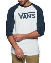 Vans T-Shirt a Manica Lunga Classic Raglan - Bianco