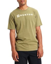 Burton Horizontal Mountain Kurzarm-T-Shirt - Grün