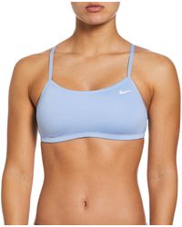 Nike Essential Racerback Bikini Tops - Blauw