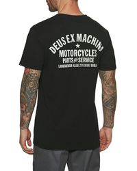 Deus Ex Machina Berlin Address Kurzarm-T-Shirt - Schwarz