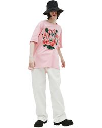 Doublet Embroidered Valentine T-shirt - Pink