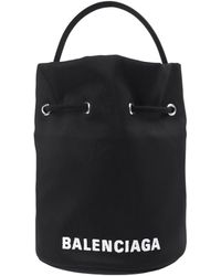 Balenciaga Wheel Xs Bucket Bag - Black