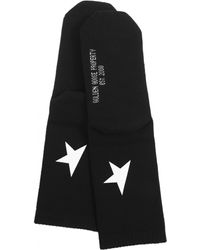 Golden Goose Star Collection Socks With Contrasting Star - Black