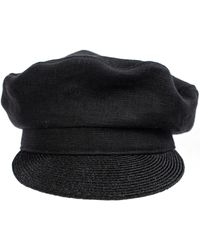 Yohji Yamamoto Linen Hat - Black