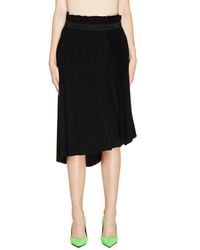 Balenciaga Fancy Pleated Skirt - Black
