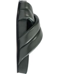 jil sander leather slippers