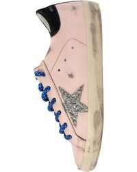 Golden Goose Leather Trainers Superstar - Pink