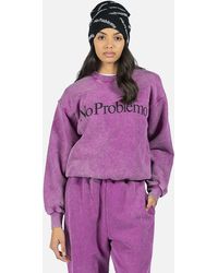 Aries No Problemo Sweatshirt - Purple