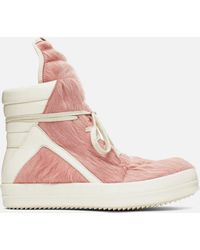 Rick Owens Geobasket Sneakers for Men - Up to 15% off | Lyst