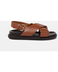 Marni Fussbett Sandals for Women - Up to 75% off | Lyst