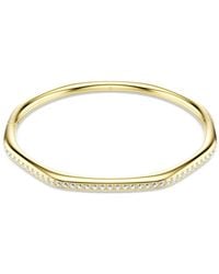 Swarovski - Dextera Bangle, Octagon Shape, Round Cut, 18K Finish - Lyst