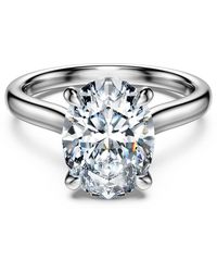 Swarovski - Anello solitario eternity, diamanti creati in laboratorio 3 ct tw, oro - Lyst