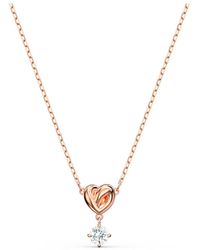 Swarovski - Lifelong Heart Pendant - Lyst