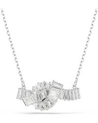 Swarovski - Matrix anhänger, baguette-schliff, knoten - Lyst