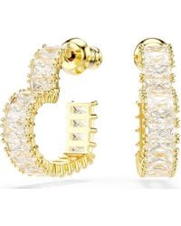 Swarovski - Orecchini a cerchio Matrix - Lyst
