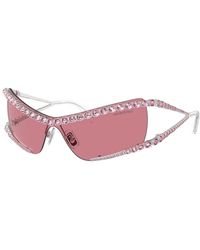 Swarovski - Sunglasses, Mask - Lyst