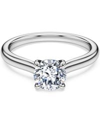 Swarovski - Anello solitario eternity, diamanti creati in laboratorio 1 ct tw, forma ottagonale, oro - Lyst
