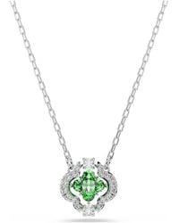 Swarovski - Una Angelic Pendant, Mixed Cuts, Rhodium Plated - Lyst