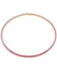 Swarovski - Matrix Tennis Necklace - Lyst