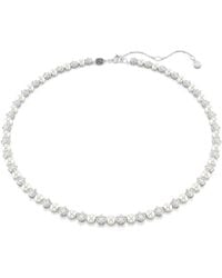 Swarovski - Matrix Tennis Necklace - Lyst