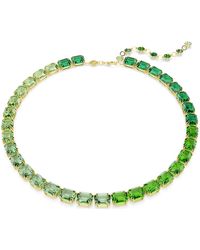 Swarovski - Millenia halskette, oktagon-schliff, farbverlauf - Lyst