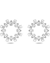 Swarovski - Millenia Large Circle Earrings - Lyst