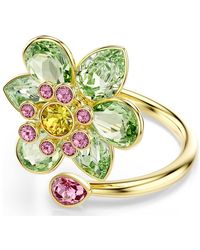 Swarovski - Idyllia offener ring, verschiedene schliffe, blume - Lyst
