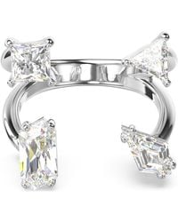 Swarovski - Bague ouverte mesmera, tailles variées - Lyst