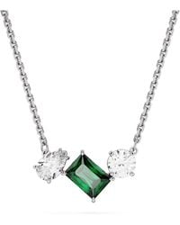 Swarovski - Mesmera Pendant, Mixed Cuts, Rhodium Plated - Lyst