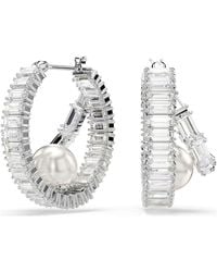 Swarovski - Ariana Grande X Hoop Earrings - Lyst