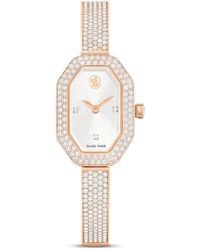 Swarovski - Dextera bangle uhr, schweizer produktion, metallarmband - Lyst
