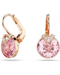 Swarovski - Bella V Drop Pierced Earrings - Lyst