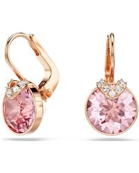 Swarovski - Bella V Drop Pierced Earrings - Lyst