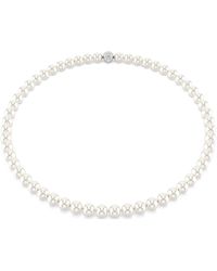 Swarovski - Collar matrix, perla de cristal - Lyst