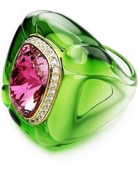 Swarovski - Anello cocktail dulcis, taglio cushion, pavé, multicolore - Lyst
