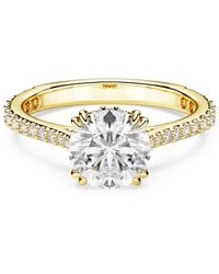 Swarovski - Constella cocktailring, rundschliff, pavé - Lyst