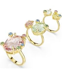 Swarovski - Anello gema, set (3), taglio misto - Lyst