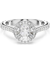 Swarovski - Anillo una angelic, talla redonda - Lyst
